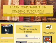 Tablet Screenshot of learning-disabilities-reading-tutor.com
